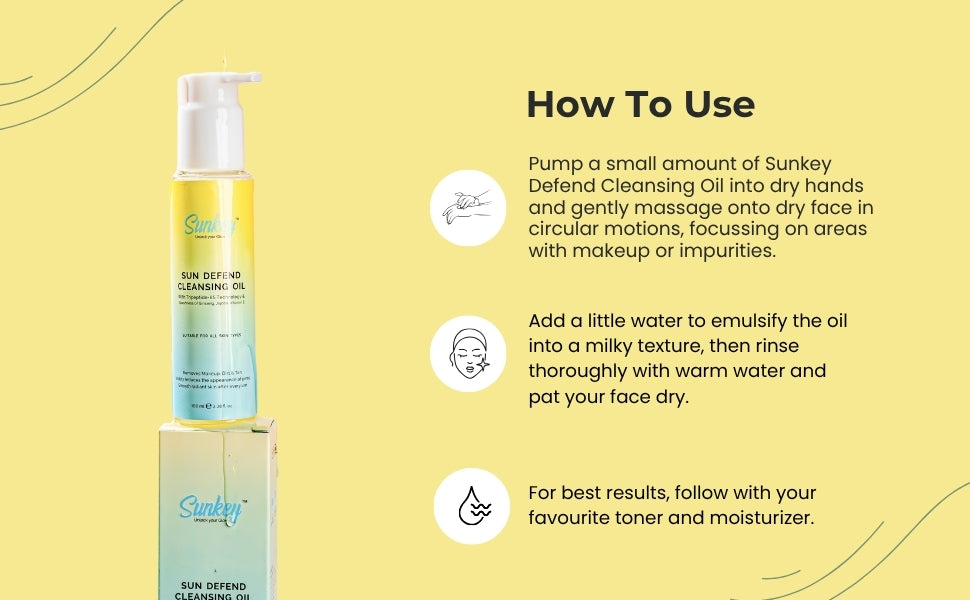 Sunkey Sun Defend Cleansing Oil banner 4