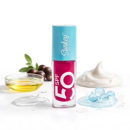 Petal Pink Repairing Lip Oil with SPF 50 | Invitro Tested