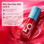 Watermelon Pop Lip Oil with SPF 50  | Invitro Tested