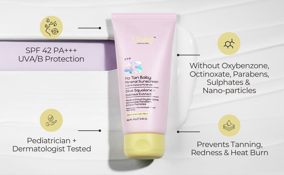 Sunkey No Tan Baby Mineral Sunscreen banner 3