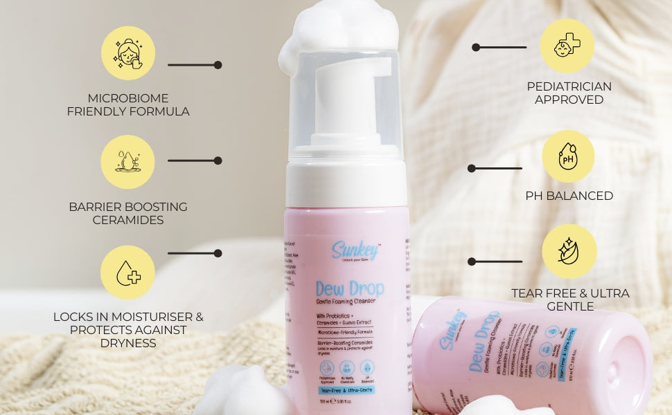 Sunkey Dew Drop Foaming Cleanser banner 2