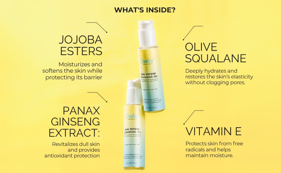 Sunkey Sun Defend Cleansing Oil banner 2