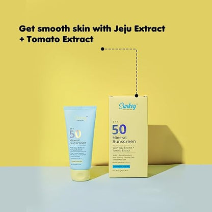 Mineral Sunscreen – SPF 50 With Jeju And Tomato Extract