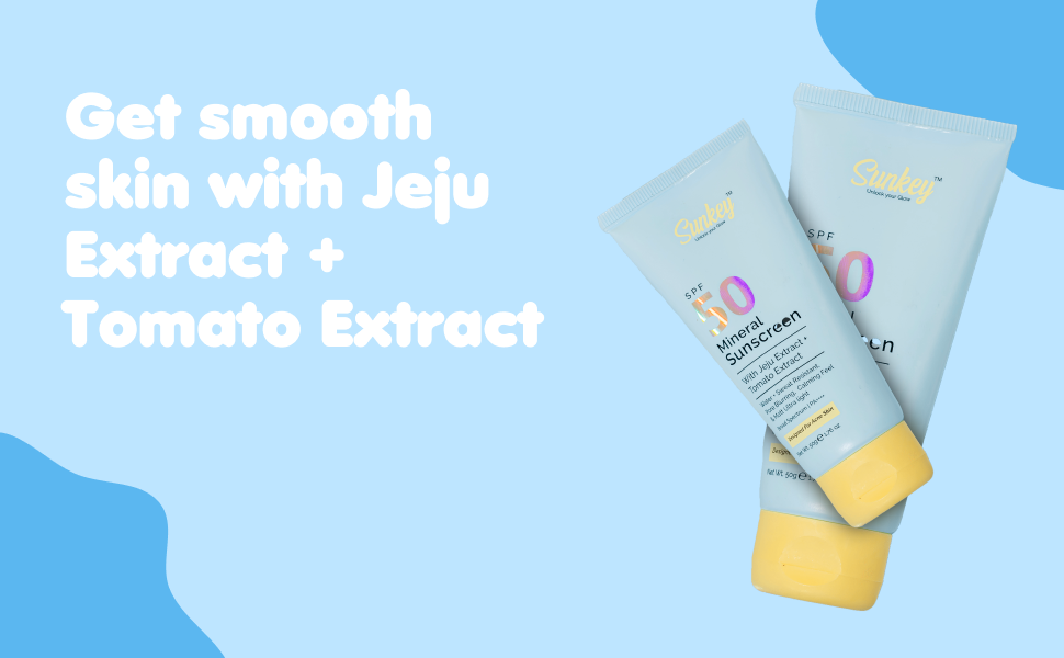 Sunkey Mineral Sunscreen SPF 50 banner 1