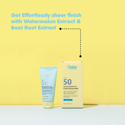 Fluid Sunscreen – SPF 50 With Tranexamic Acid & Watermelon Extract