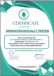 No Tan Baby Mineral Sunscreen -  SPF 43 With Olive Squalane & Oatmeal Extract