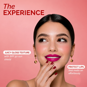 Petal Pink Repairing Lip Oil with SPF 50 | Invitro Tested
