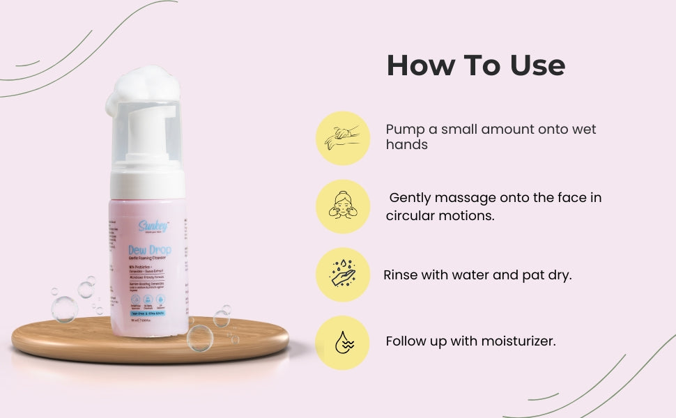 Sunkey Dew Drop Foaming Cleanser banner 5