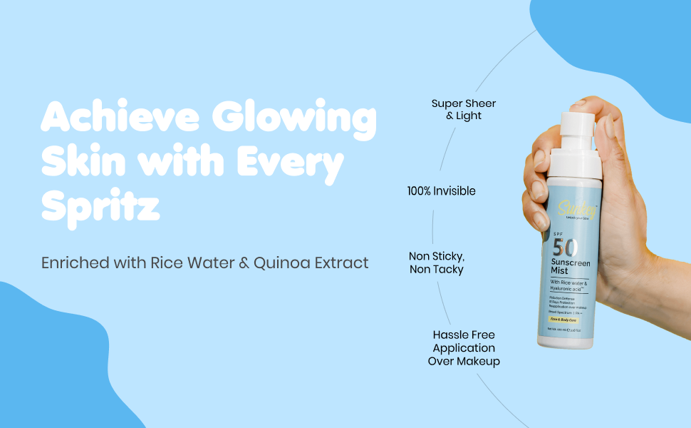 Sunkey Sunscreen Mist SPF 50 banner 1