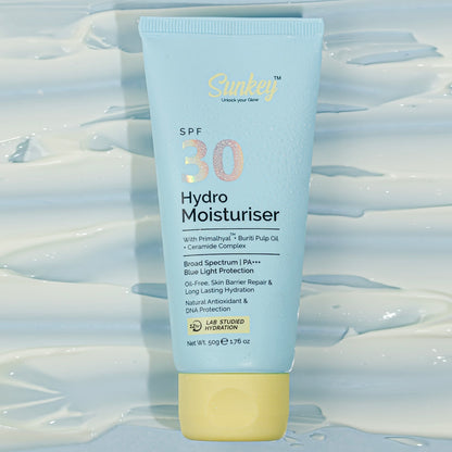 Hydro Moisturiser – SPF 30 With Primalhyal, Ceramide Complex & Buriti Pulp Oil