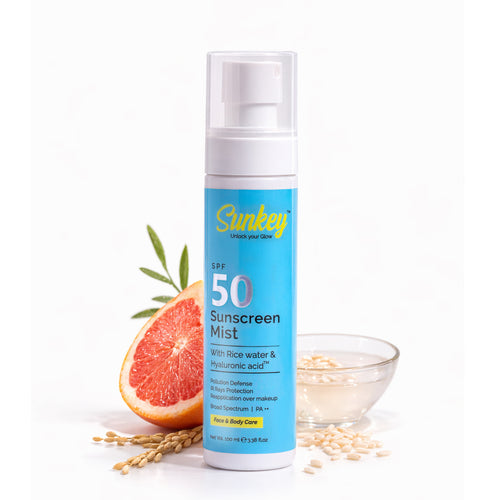 Sunscreen Mist – SPF 50 With Rice Water & Hyaluronic Acid
