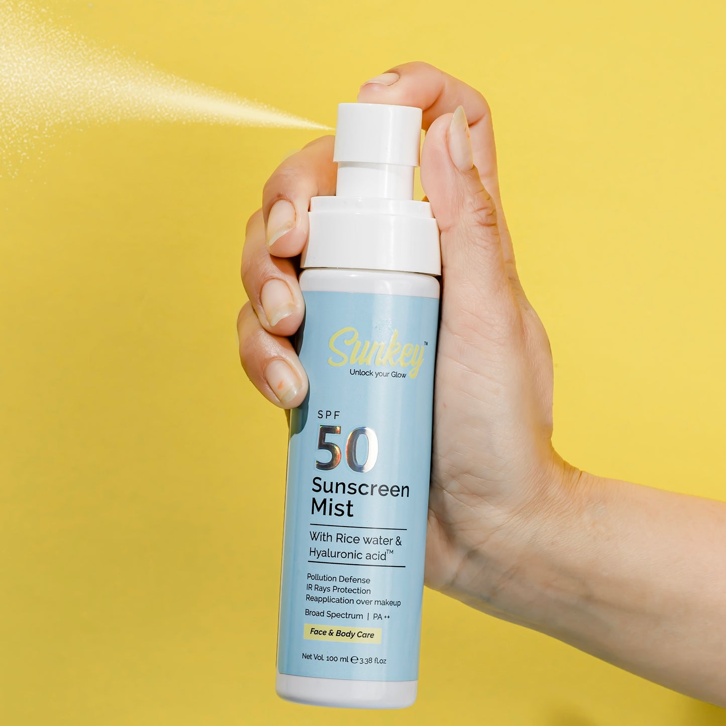 Sunscreen Mist – SPF 50 With Rice Water & Quinoa Extract